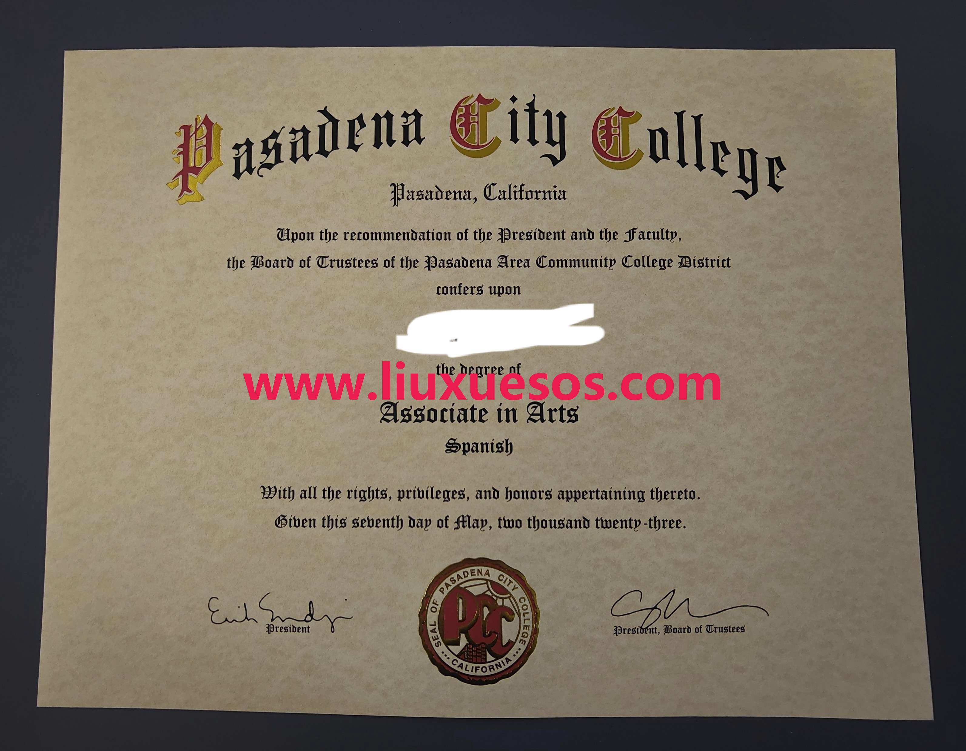 美国帕萨迪纳城市学院(简称PCC).png