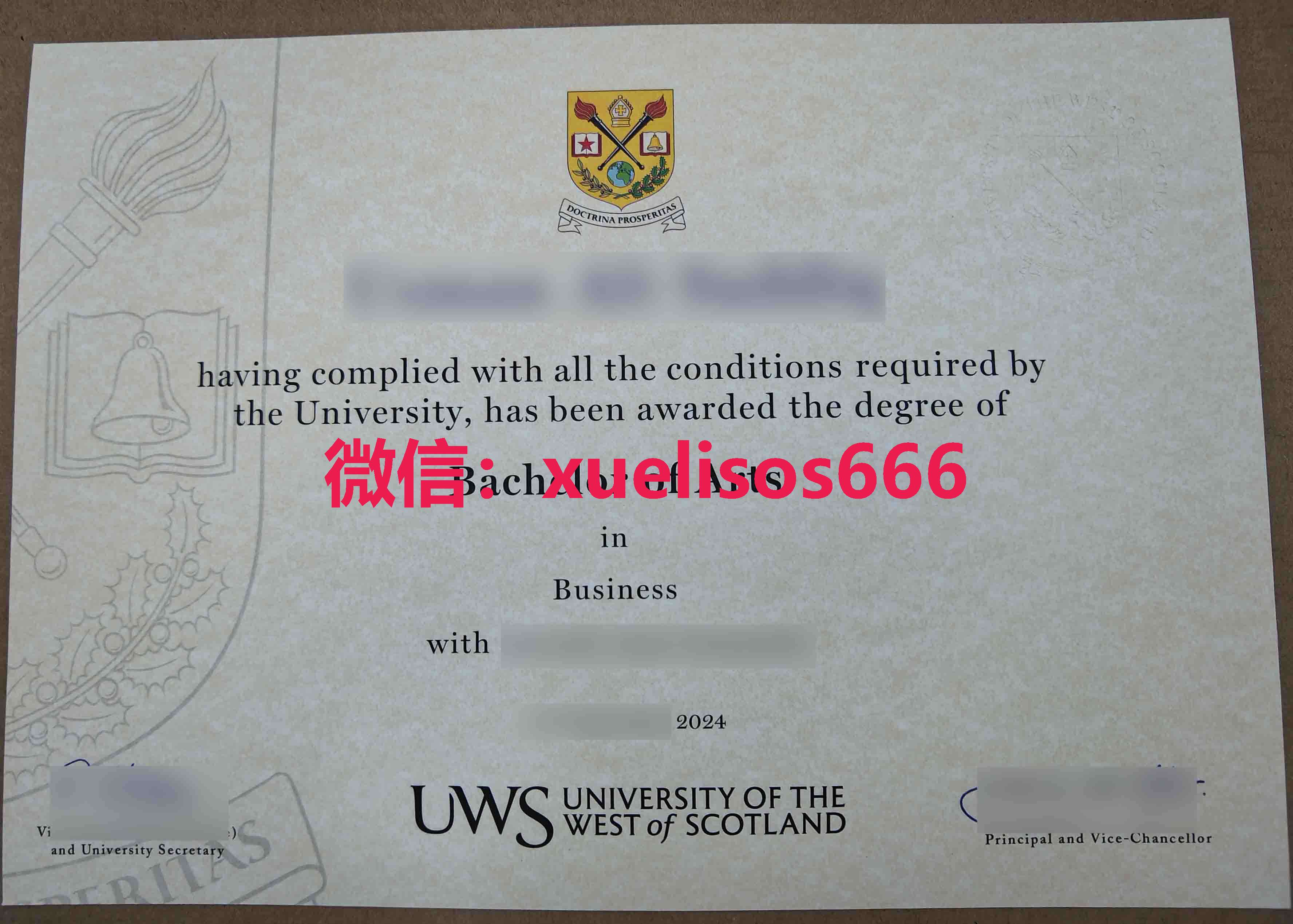 西苏格兰大学毕业证.jpg