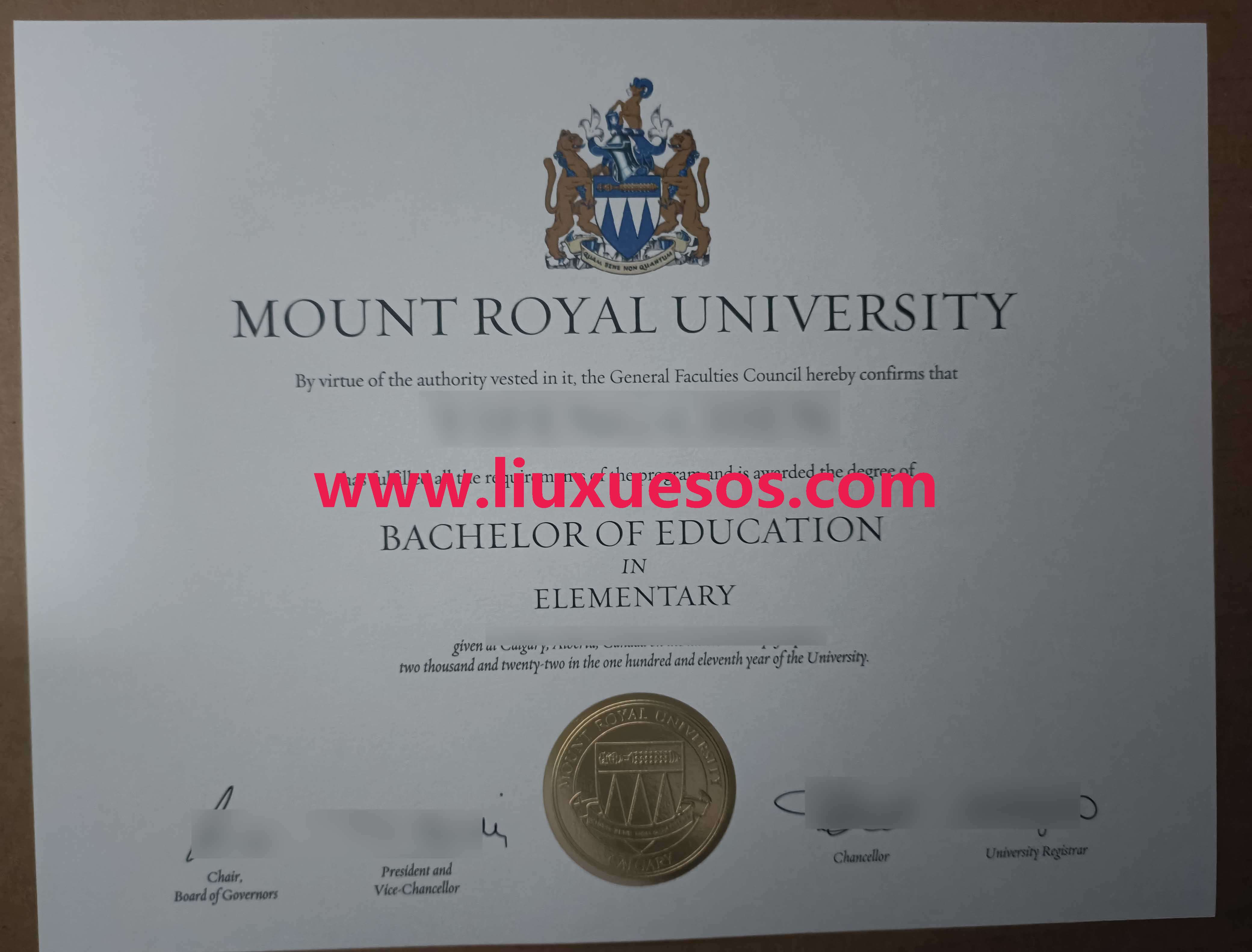 皇家山大学毕业证.jpg